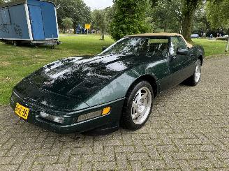 krockskadad bil auto Chevrolet Corvette CONVERTIBLE U9 1990/1
