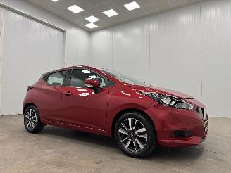 krockskadad bil auto Nissan Micra 1.0 Acenta 5-drs Airco 2017/9