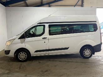 krockskadad bil auto Ford Transit CUSTOM personenbus 2.2 TDCi 16V Bus  Diesel 2.198cc 92kW (125pk) FWD 2016/7