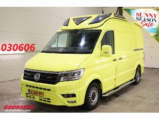 Tweedehands bestelwagen Volkswagen Crafter 2.0 TDI 175 PK DSG Ambulance RTW Lucht 2X Schuifdeur LED Leder Airco Cruise PDC 2019/11
