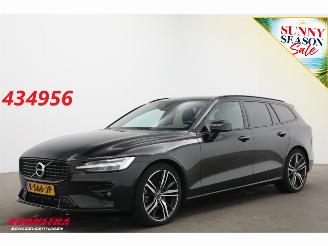 Voiture accidenté Volvo V-60 2.0 B3 R-Design LED ACC Apple/Android Camera LRHZ SHZ AHK 2021/1