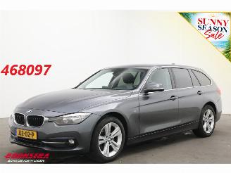 damaged passenger cars BMW 3-serie Touring 318i WASSER Sport Navi Clima Cruise SHZ 2015/12