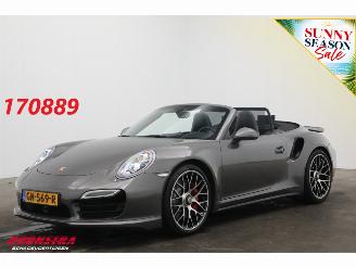 Damaged car Porsche 911 Cabrio Turbo Sport Chrono PADM PDCC PDLS+ Burmester SHZ 2014/6
